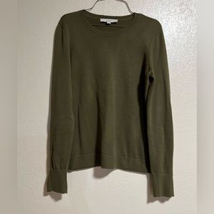 Women's Loft Sweater Size Small Olive Green